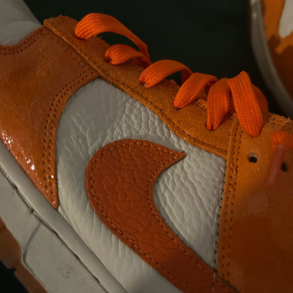 Nike Orange and White Sneakers - Picture 7 of 9
